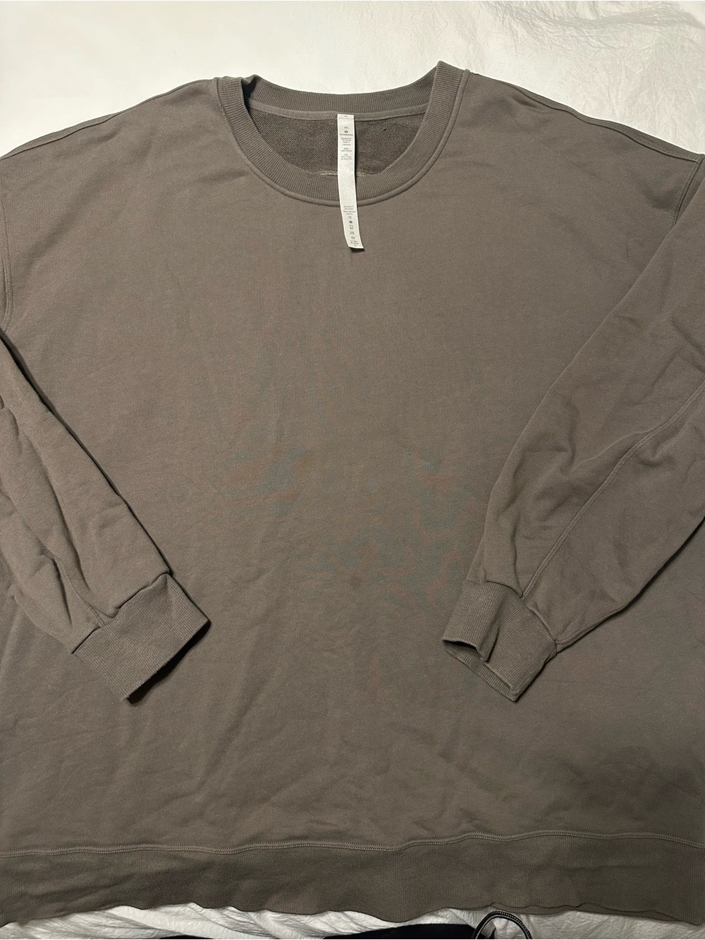 Lululemon Taupe Crewneck Sweatshirt - Picture 1 of 3